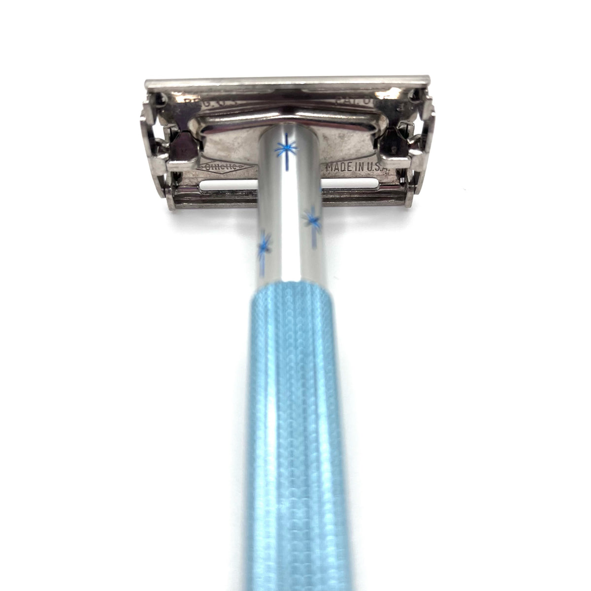 Gillette - Super Blue Double Edge Safety Razor Blades (5 Blades) –  Groomatorium Inc