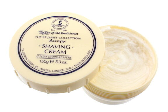 The James Bond for - – Street Company St. Razor Taylor Shaving Sensiti Luxury Cream of Old