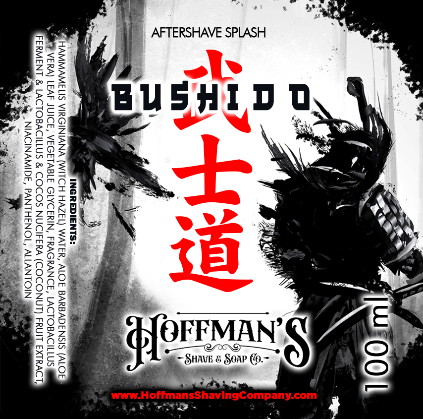 Hoffman s Bushido Aftershave Splash 100ml The Razor Company