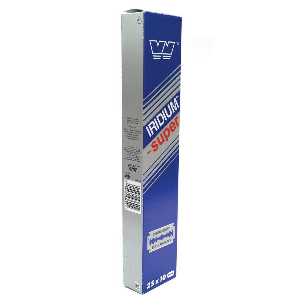 Wizamet - Super Iridium Stainless Double Edge Razor Blades - Pack of 1 –  The Razor Company