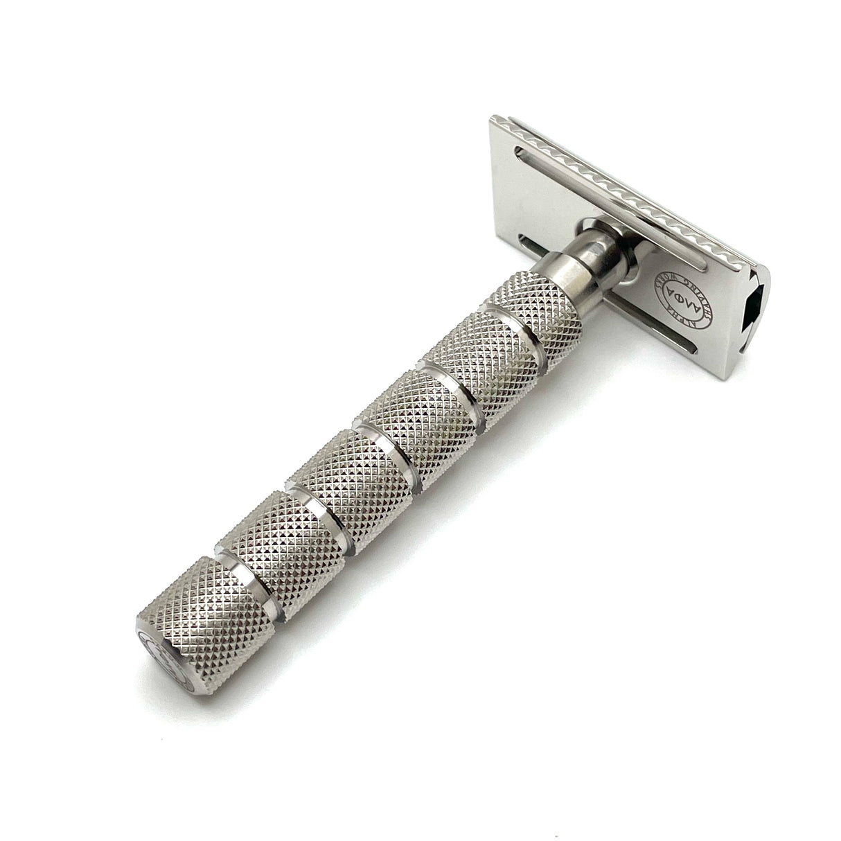 Alpha Shaving Works - Outlaw Evolution Stainless Steel Safety Razor - Bravo Handle