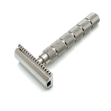 Alpha Shaving Works - Outlaw Evolution Stainless Steel Safety Razor - Bravo Handle