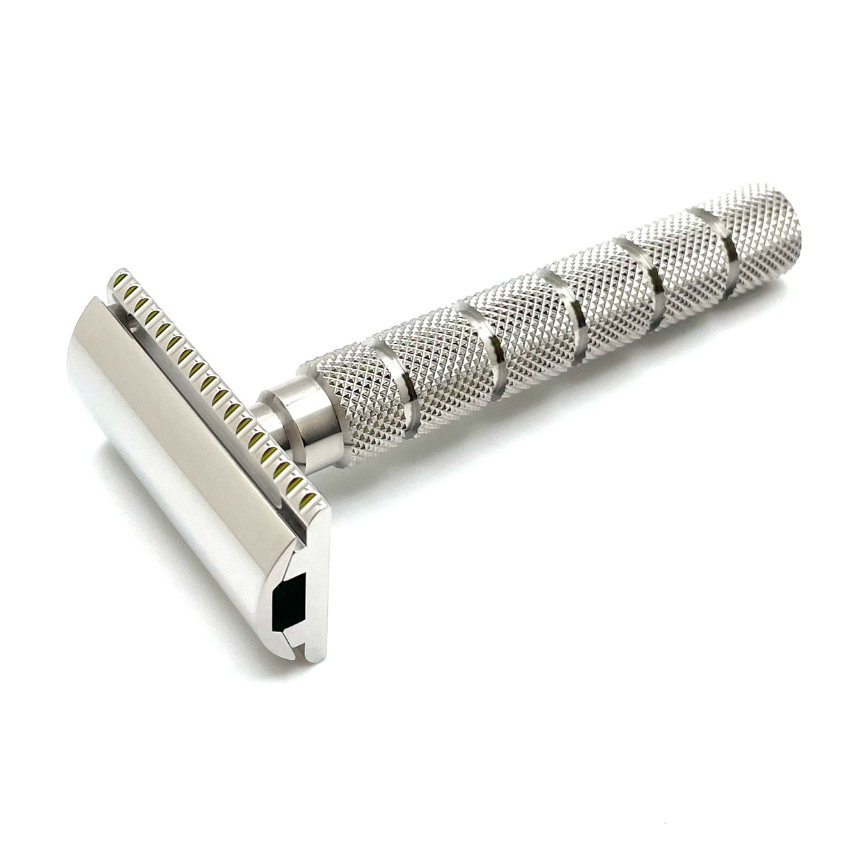 Alpha Shaving Works - Outlaw Evolution Stainless Steel Safety Razor - Bravo Handle