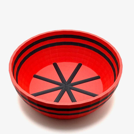 TRC - Unbreakable  Lather Bowl - Red & Black