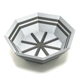 TRC - Unbreakable Lather Bowl - Silver & Black Octagon