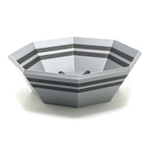 TRC - Unbreakable Lather Bowl - Silver & Black Octagon