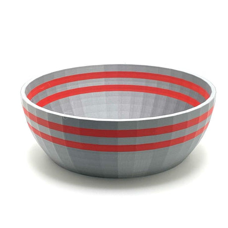 TRC - Unbreakable  Lather Bowl - Silver & Red