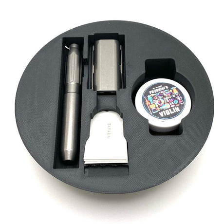 TRC - Unbreakable 3 Piece Travel Bowl and Razor Storage Kit