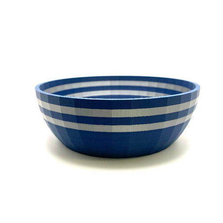 TRC - Unbreakable  Lather Bowl - Dark Blue & Silver