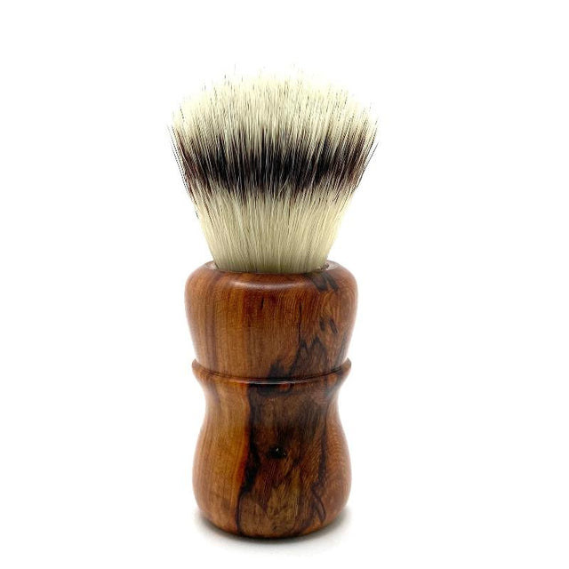 AKA Brushworx - Padauk - 26 mm Synthetic AK47 Fan Knot - Padauk Wood Handle Shaving Brush