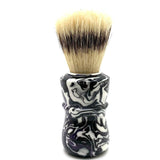 AKA Brushworx - Midnight Joker -  24mm Semogue SOC IT (Striped) Premium Boar Knot - Resin Handle Shaving Brush