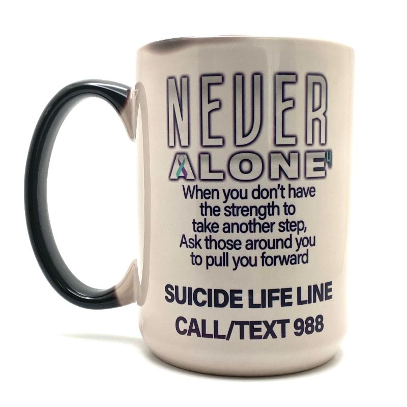 Never Alone 4 - Color Changing Coffee Mug