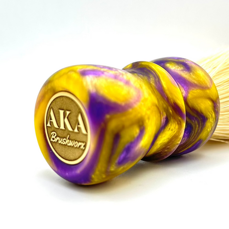 AKA Brushworx - Tangled Dream - 26mm Boar Knot - Resin Handle