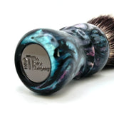 TRC - Abalone Glitter #2 - Synthetic AK7 FAN Knot - 26mm Resin Handle