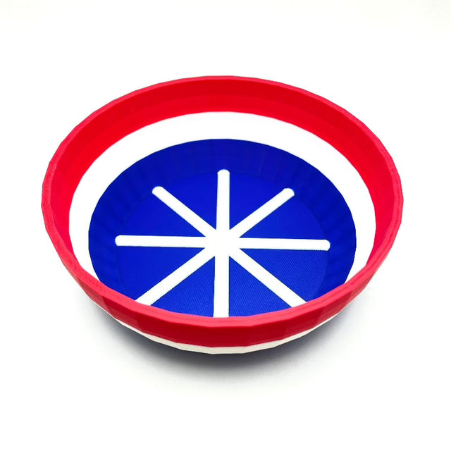 TRC - Unbreakable  Lather Bowl - Red White & Blue