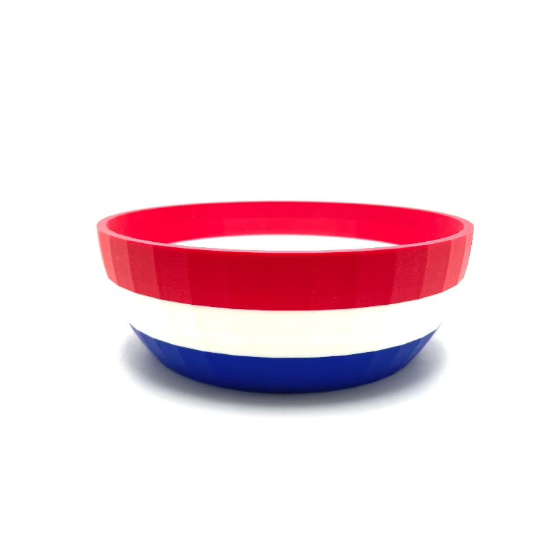 TRC - Unbreakable  Lather Bowl - Red White & Blue