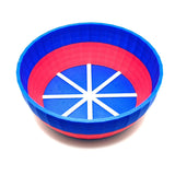 TRC - Unbreakable  Lather Bowl - Blue Red White