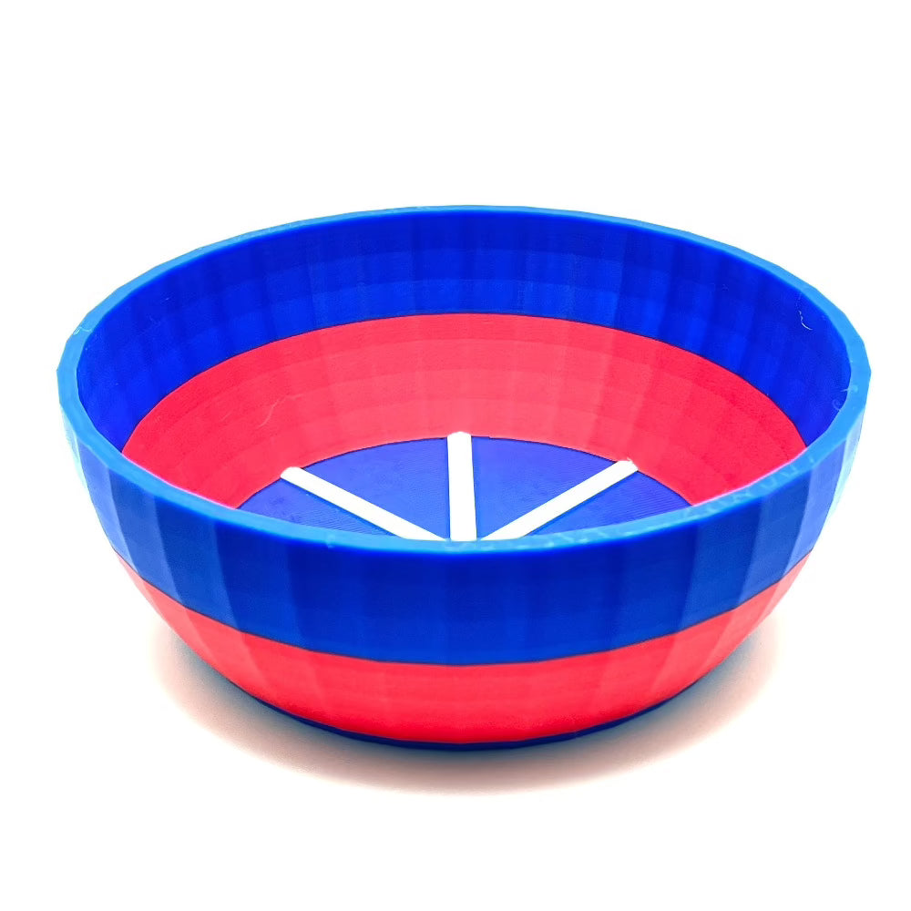 TRC - Unbreakable  Lather Bowl - Blue Red White