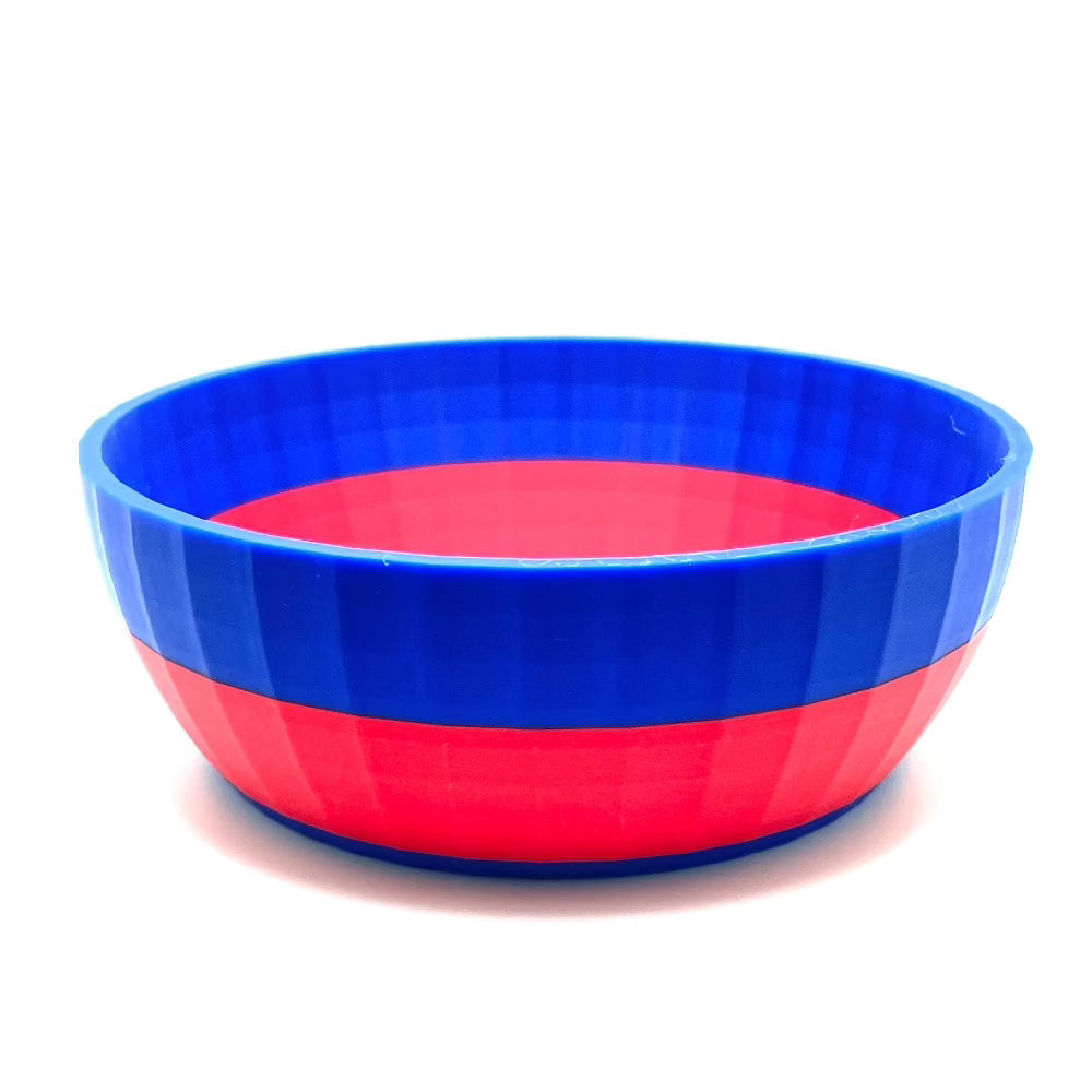 TRC - Unbreakable  Lather Bowl - Blue Red White