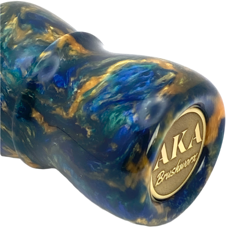 AKA Brushworx - Crushed Velvet - 26 mm Boar Knot - Resin Handle Shaving Brush