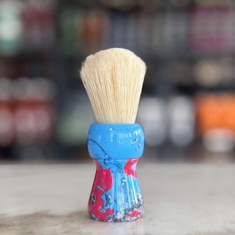 AKA Brushworx - Dazzle - 26 mm Boar Knot - Resin Handle Shaving Brush