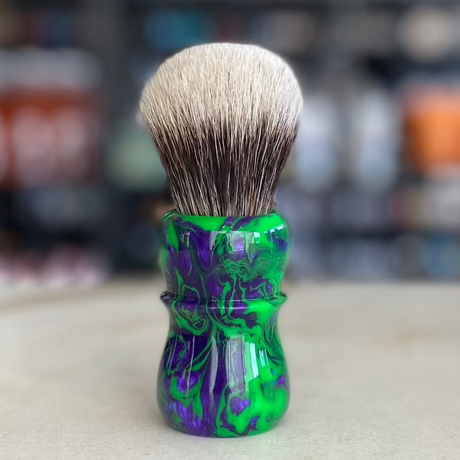 AKA Brushworx - Dr. Banner - 26 mm Doughknot AK7 Hybrid Fan Knot -Shaving Brush