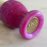 AKA Brushworx - Magenta Shift - 26 mm Synthetic AK47 Fan Knot - Resin Handle Shaving Brush