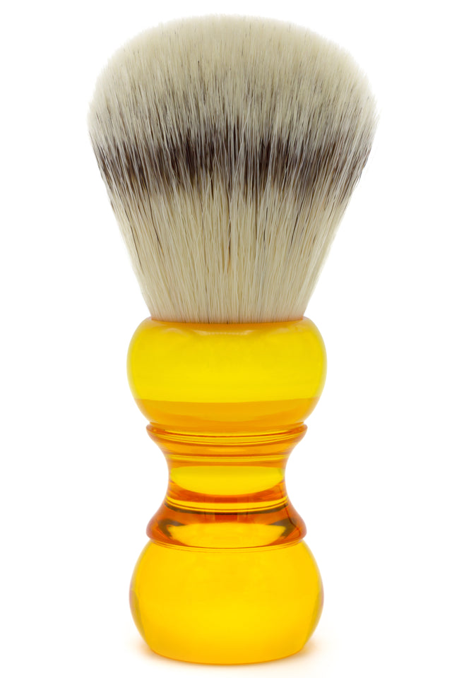 Alpha Brush & Shaving Co. - 28mm - Amber Shaving Brush