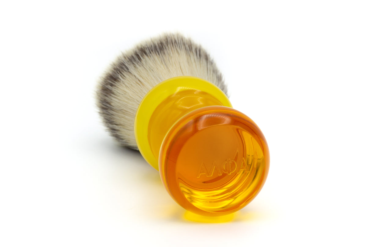 Alpha Brush & Shaving Co. - 28mm - Amber Shaving Brush