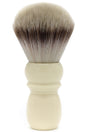 Alpha Brush & Shaving Co. - 28mm - Faux Ivory Shaving Brush