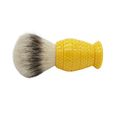 AP Shave Co. - 25 mm Mühle STF Xlarge Dense++ Original Fiber - Honey Hive Yellow Handle - Synthetic Shaving Brush