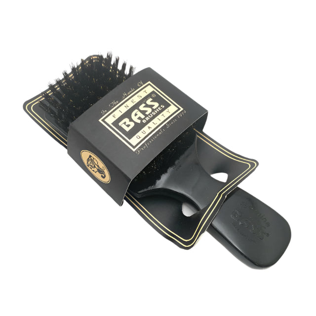 Bass Brushes - The Wave Brush - Black Acrylic Hair Brush