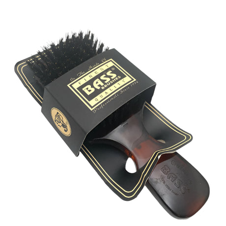 Bass Brushes - The Wave Brush - Tortoise Hair Brush