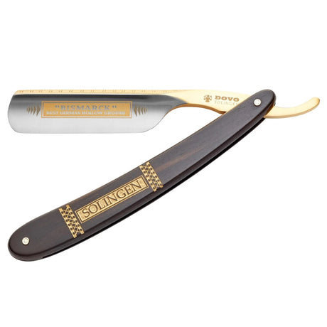 Dovo - Straight Razor - Bismark - Ebony Wood Handle - 6/8