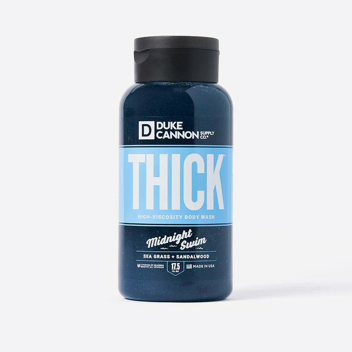 Duke Cannon - Thick High Viscosity Body Wash – Midnight Swim - 17.5oz
