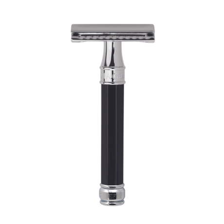 Edwin Jagger - Ebony Octogonal Double Edge Safety Razor - DE86811BL