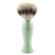 Edwin Jagger - Synthetic Green Shaving Brush (Synthetic Silver Tip) - 21mm