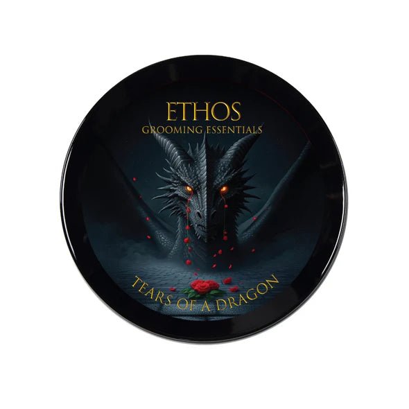 Ethos Grooming Essentials - Tears of a Dragon - F Base - Premium Shave Soap - 4.5oz