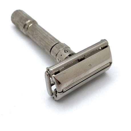 Gillette Fat Boy Adjustable TTO Safety Razor Date Code - F-2