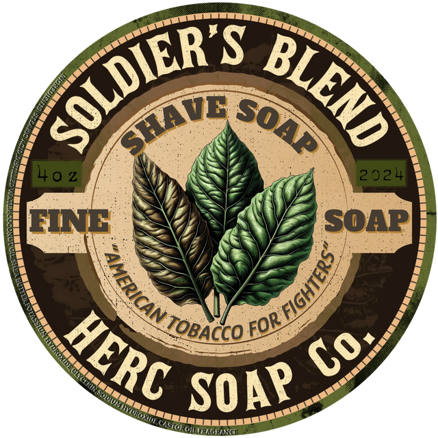 Herc Soap Co. - Soldier's Blend - Artisan Shaving Soap - 4oz