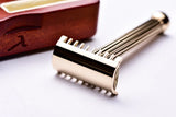 Lambda - Ares V2 - Polished Bronze Alloy Safety Razor