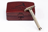 Lambda - Ares V2 - Polished Bronze Alloy Safety Razor