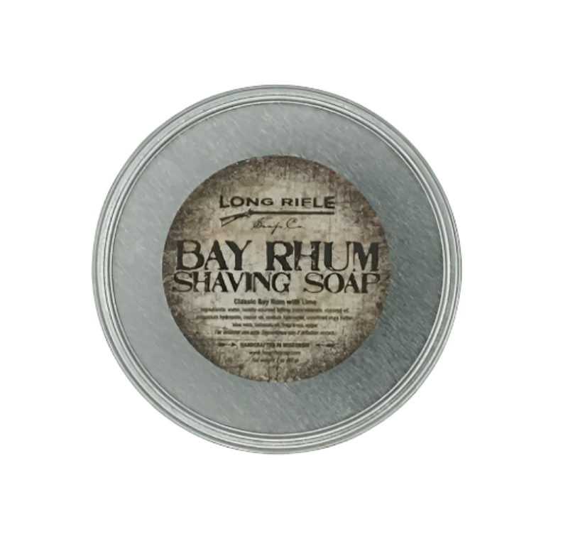 Long Rifle Soap Co. - Bay Rhum - Shaving Soap Puck