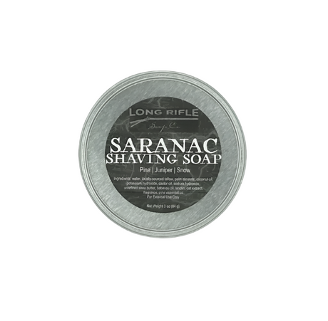 Long Rifle Soap Co. - Saranac Black Label - Premium Shaving Puck