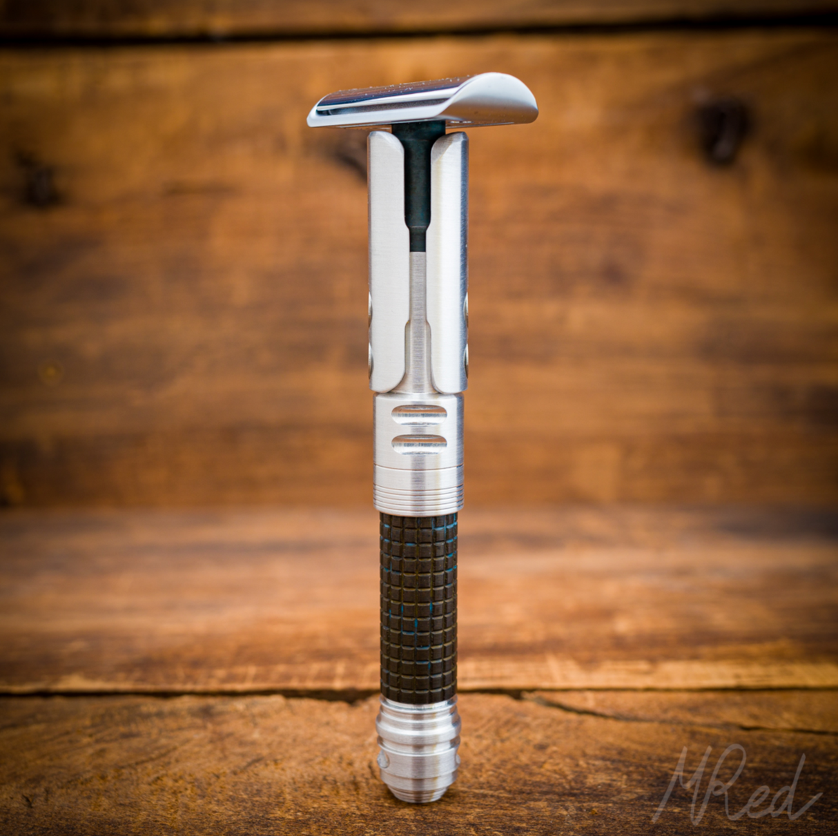 MRed - "Cal Kestis" - Brass, Aluminum and Stainless Steel Double Edge Safety Razor