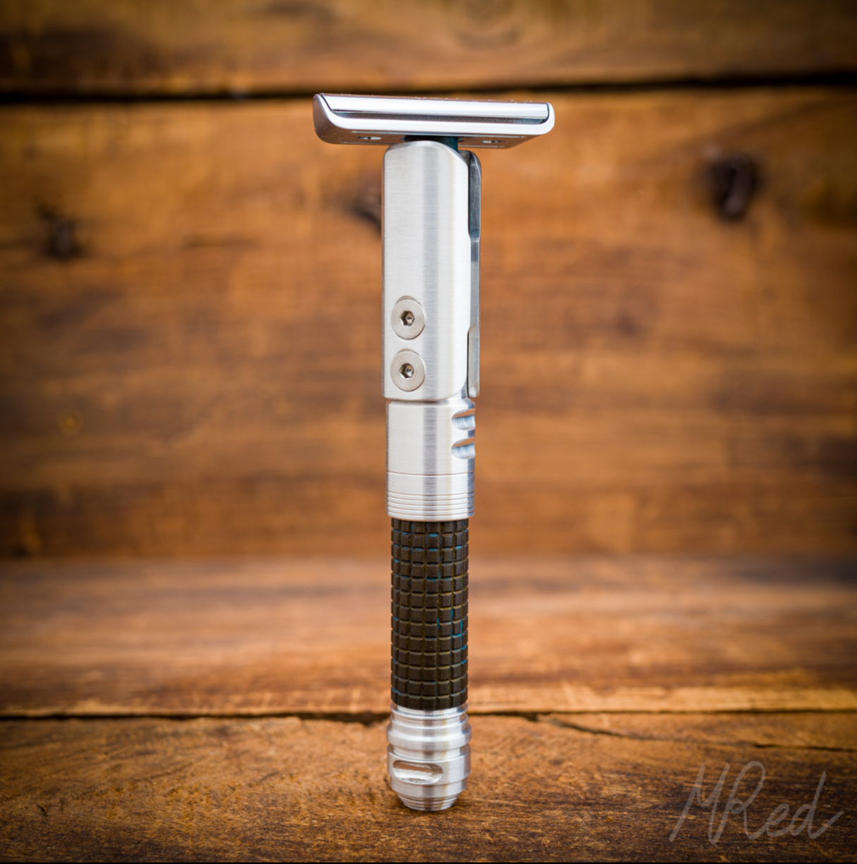 MRed - "Cal Kestis" - Brass, Aluminum and Stainless Steel Double Edge Safety Razor