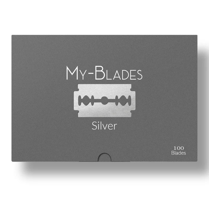 My-Blades - Silver Double Edge Razor Blades - 100 Pack – The Razor Company