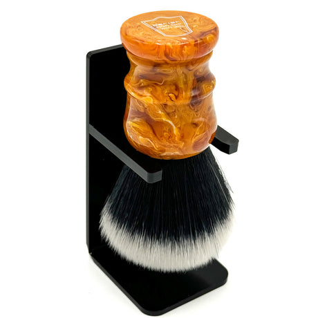 Parker - Solar Storm Tuxedo Knot Synthetic Shaving Brush & Stand