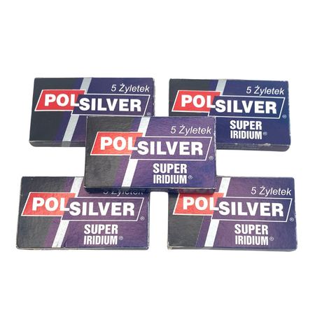Polsilver - Super Iridium Double Edge Razor Blades - 50 Blades