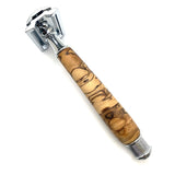 Pre-Owned - Chisel and Hound Custom Burl Wood - Double Edged Safety Razor